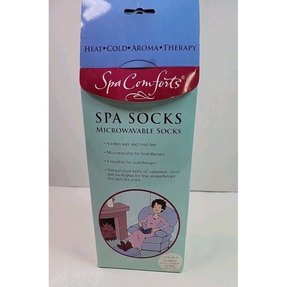Spa Comforts Microwavable Spa Socks M/L